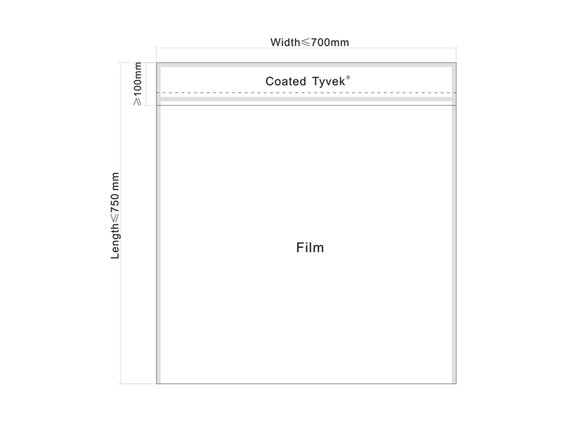 ถุงส่วนหัวของ AMD พร้อม tyvek